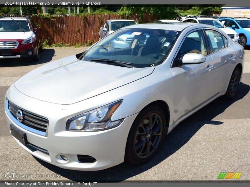 Brilliant Silver / Charcoal 2014 Nissan Maxima 3.5 S