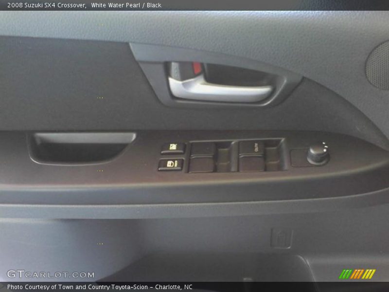 White Water Pearl / Black 2008 Suzuki SX4 Crossover