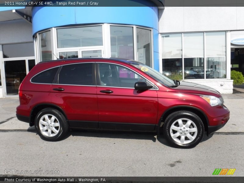 Tango Red Pearl / Gray 2011 Honda CR-V SE 4WD