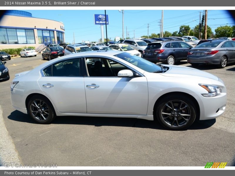 Brilliant Silver / Charcoal 2014 Nissan Maxima 3.5 S