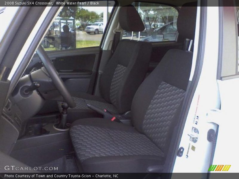 White Water Pearl / Black 2008 Suzuki SX4 Crossover