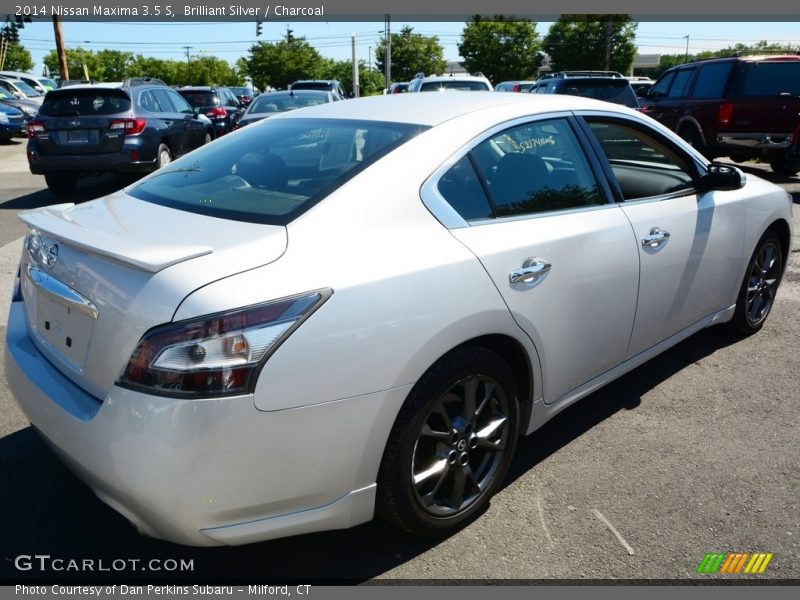Brilliant Silver / Charcoal 2014 Nissan Maxima 3.5 S