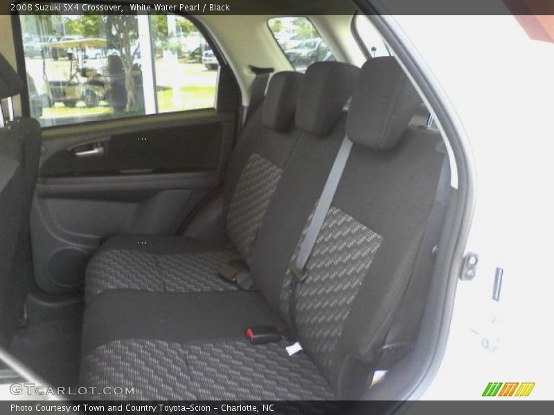 White Water Pearl / Black 2008 Suzuki SX4 Crossover