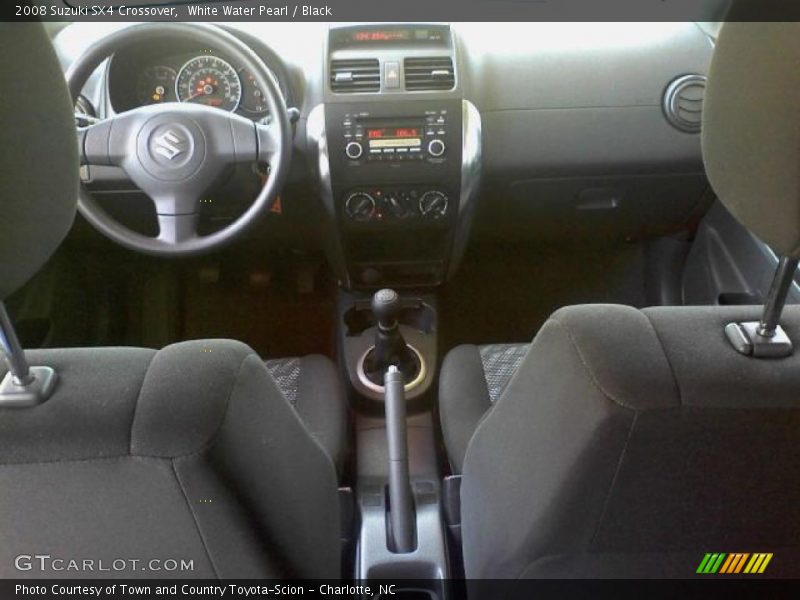 White Water Pearl / Black 2008 Suzuki SX4 Crossover