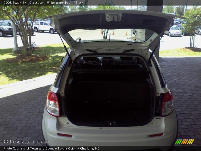 White Water Pearl / Black 2008 Suzuki SX4 Crossover