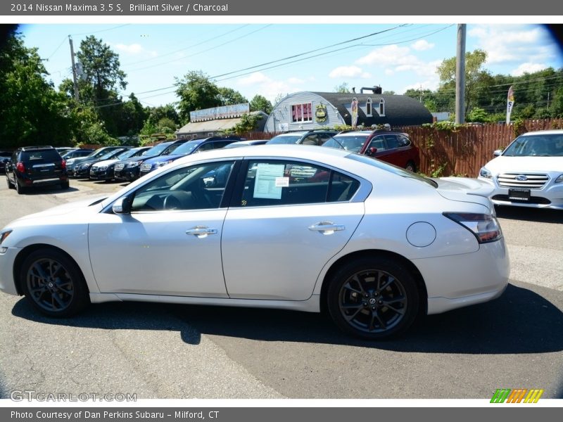 Brilliant Silver / Charcoal 2014 Nissan Maxima 3.5 S