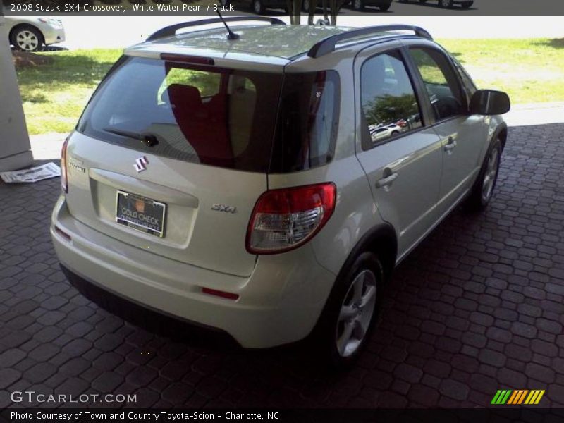 White Water Pearl / Black 2008 Suzuki SX4 Crossover