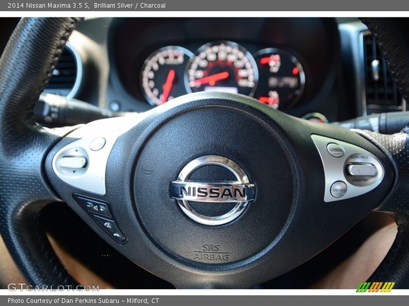 Brilliant Silver / Charcoal 2014 Nissan Maxima 3.5 S