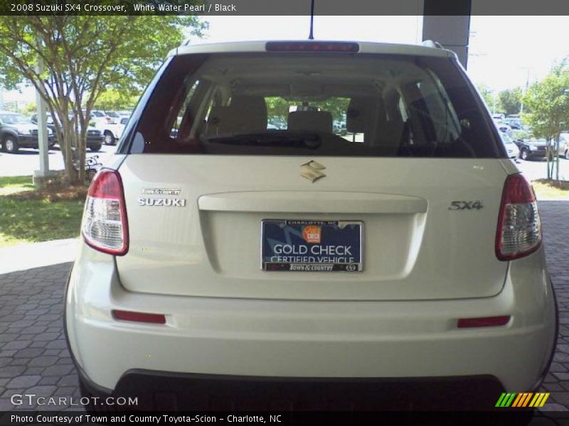 White Water Pearl / Black 2008 Suzuki SX4 Crossover