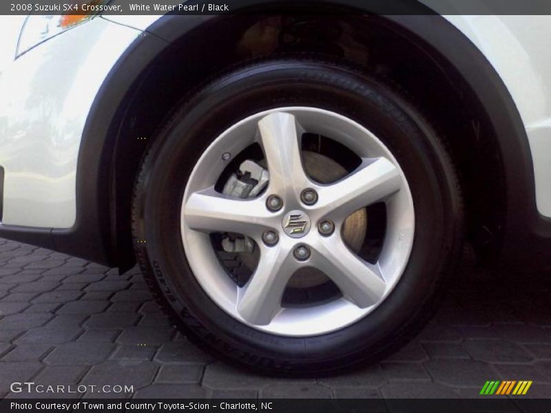 White Water Pearl / Black 2008 Suzuki SX4 Crossover