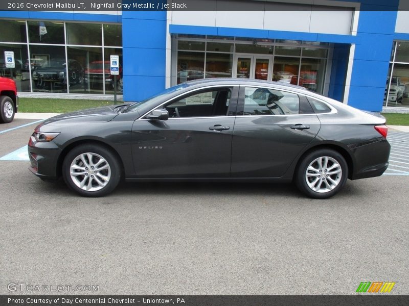 Nightfall Gray Metallic / Jet Black 2016 Chevrolet Malibu LT