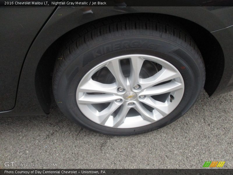 Nightfall Gray Metallic / Jet Black 2016 Chevrolet Malibu LT