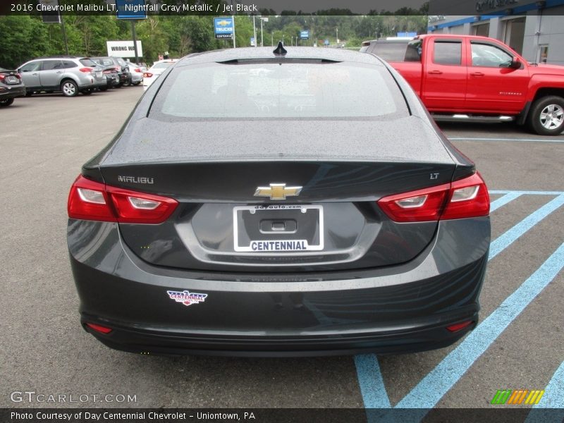 Nightfall Gray Metallic / Jet Black 2016 Chevrolet Malibu LT