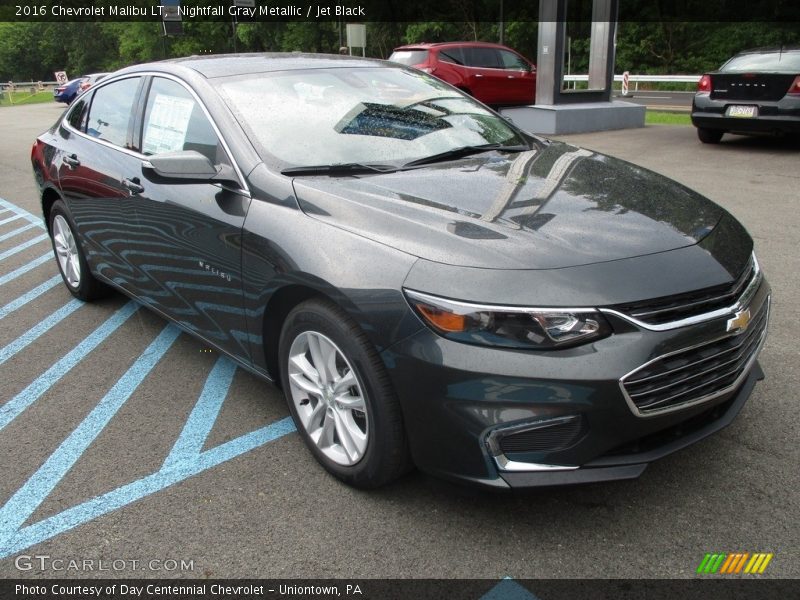 Nightfall Gray Metallic / Jet Black 2016 Chevrolet Malibu LT