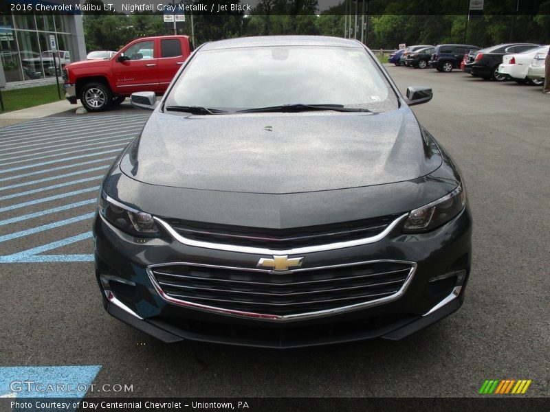 Nightfall Gray Metallic / Jet Black 2016 Chevrolet Malibu LT