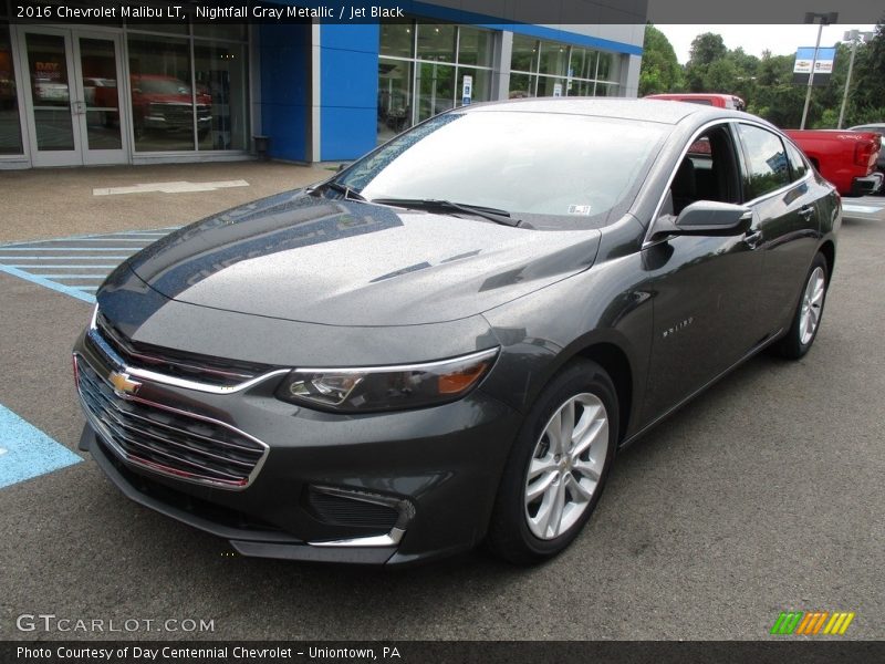 Nightfall Gray Metallic / Jet Black 2016 Chevrolet Malibu LT