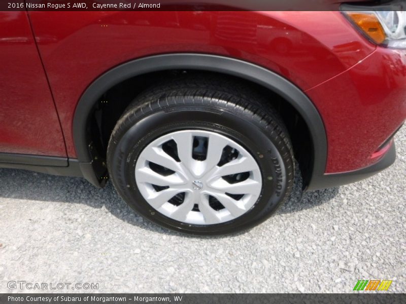 Cayenne Red / Almond 2016 Nissan Rogue S AWD