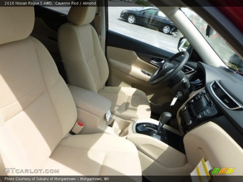 Cayenne Red / Almond 2016 Nissan Rogue S AWD