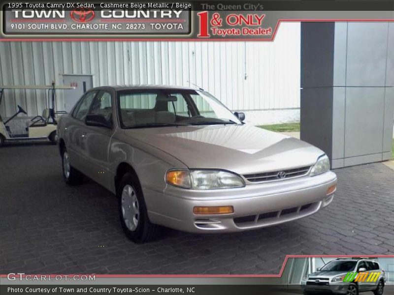 Cashmere Beige Metallic / Beige 1995 Toyota Camry DX Sedan