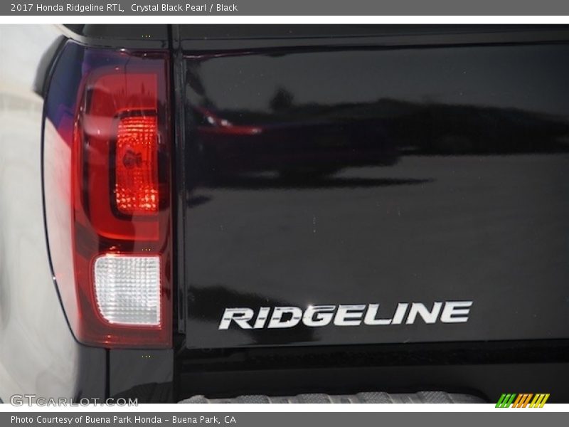 Crystal Black Pearl / Black 2017 Honda Ridgeline RTL