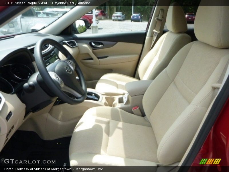 Cayenne Red / Almond 2016 Nissan Rogue S AWD