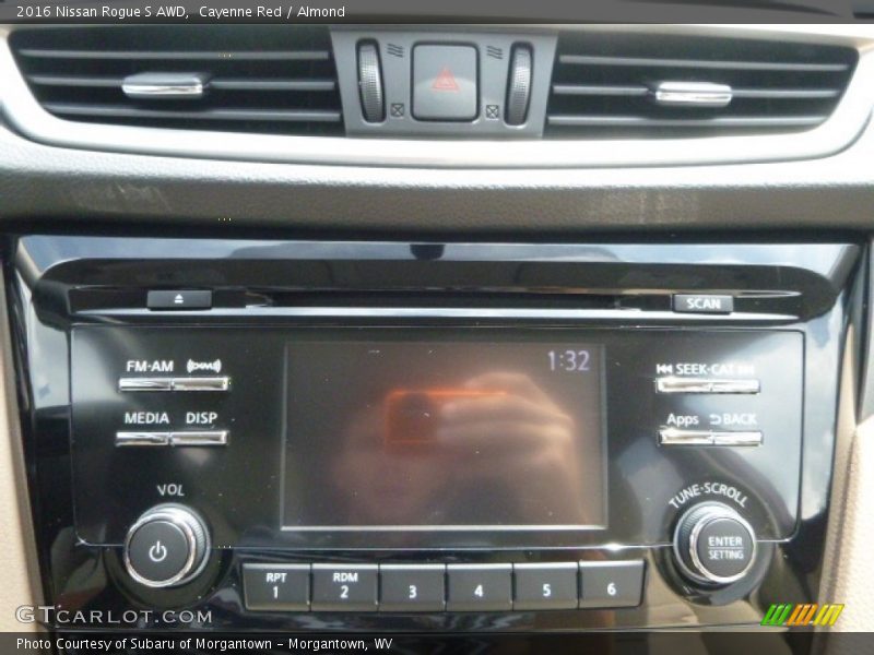 Cayenne Red / Almond 2016 Nissan Rogue S AWD