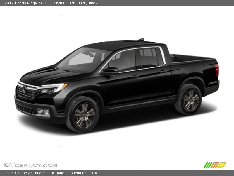 Crystal Black Pearl / Black 2017 Honda Ridgeline RTL