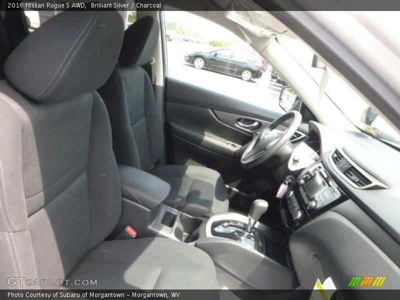 Brilliant Silver / Charcoal 2016 Nissan Rogue S AWD