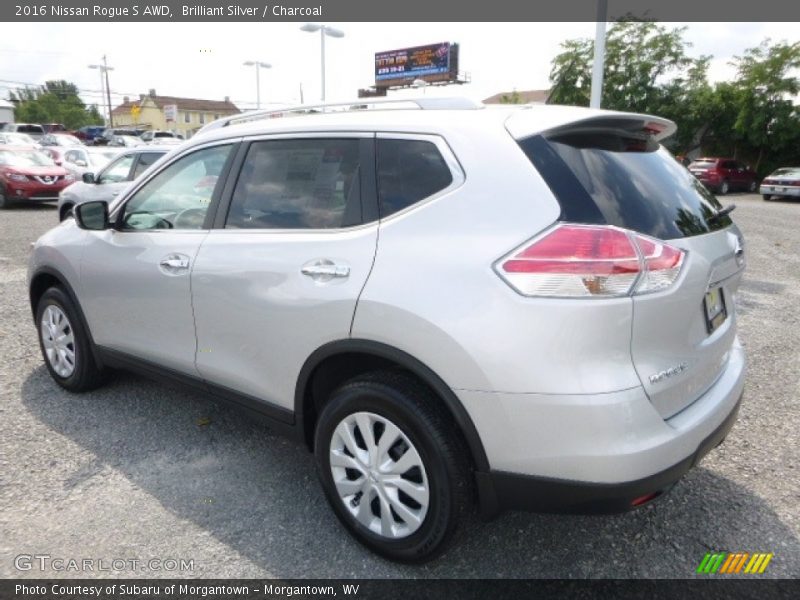 Brilliant Silver / Charcoal 2016 Nissan Rogue S AWD