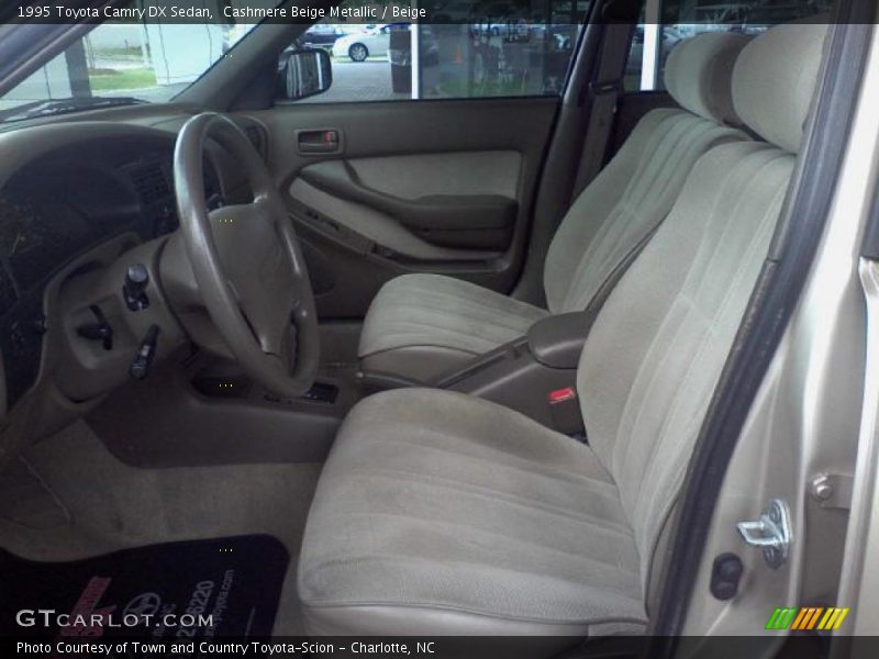 Cashmere Beige Metallic / Beige 1995 Toyota Camry DX Sedan
