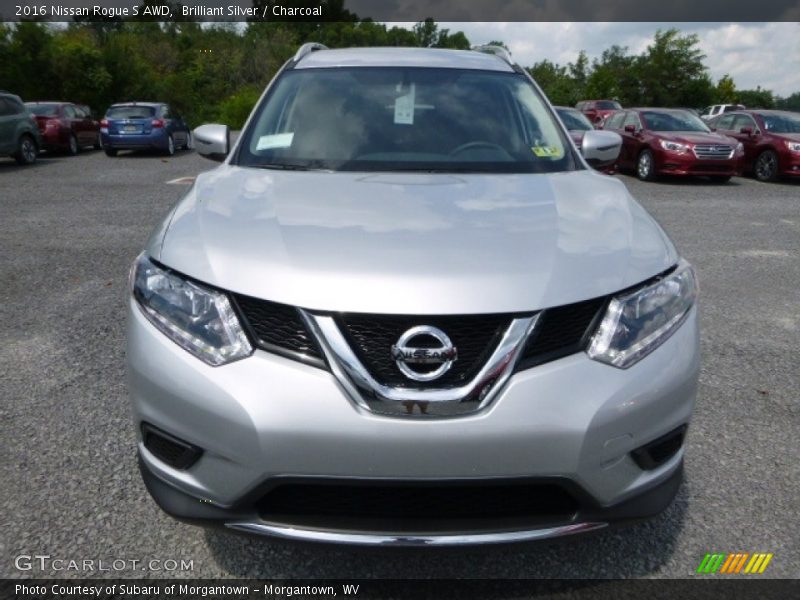 Brilliant Silver / Charcoal 2016 Nissan Rogue S AWD