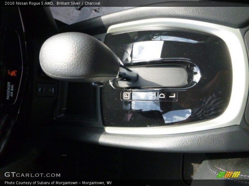 Brilliant Silver / Charcoal 2016 Nissan Rogue S AWD