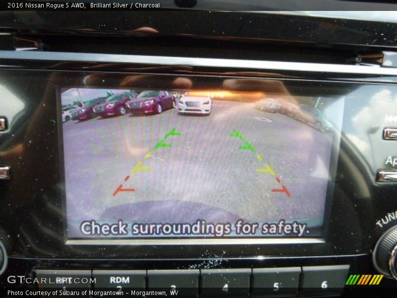 Brilliant Silver / Charcoal 2016 Nissan Rogue S AWD