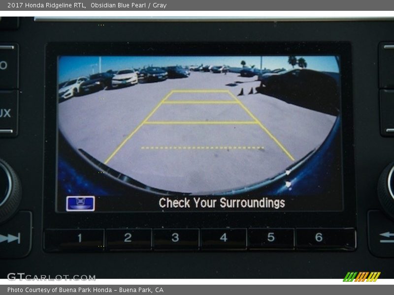 Obsidian Blue Pearl / Gray 2017 Honda Ridgeline RTL