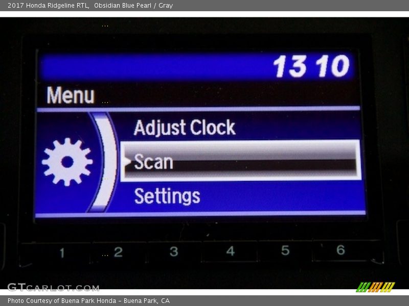 Obsidian Blue Pearl / Gray 2017 Honda Ridgeline RTL
