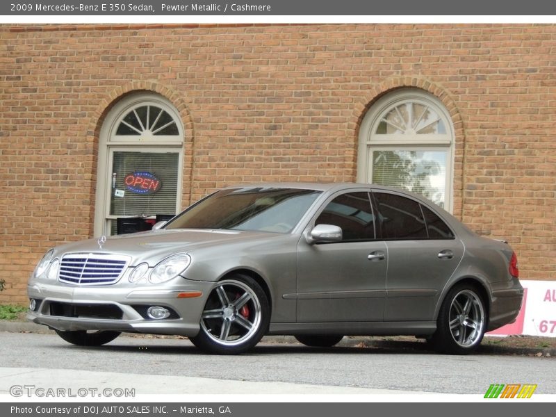 Pewter Metallic / Cashmere 2009 Mercedes-Benz E 350 Sedan