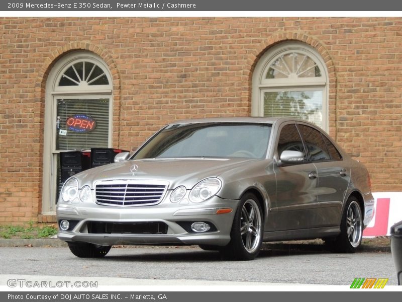 Pewter Metallic / Cashmere 2009 Mercedes-Benz E 350 Sedan