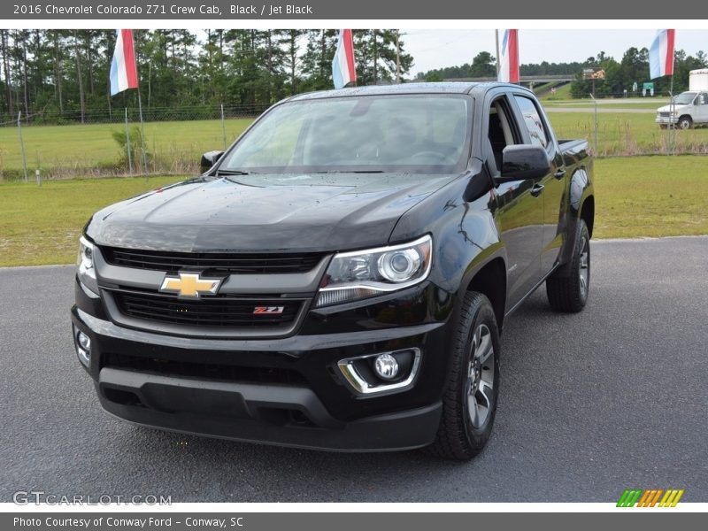 Black / Jet Black 2016 Chevrolet Colorado Z71 Crew Cab
