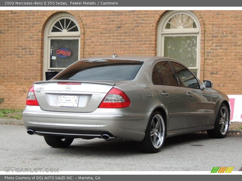 Pewter Metallic / Cashmere 2009 Mercedes-Benz E 350 Sedan