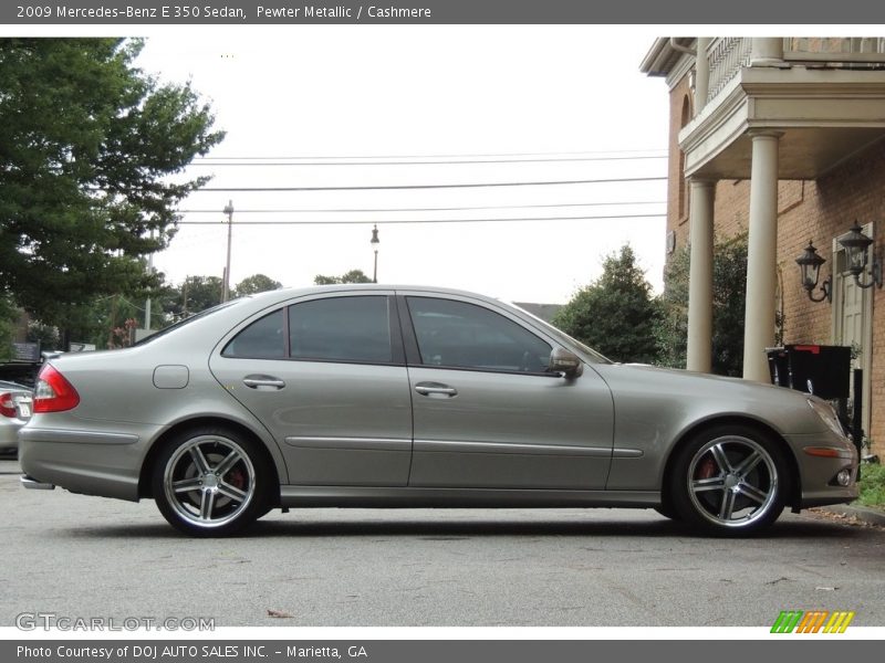 Pewter Metallic / Cashmere 2009 Mercedes-Benz E 350 Sedan