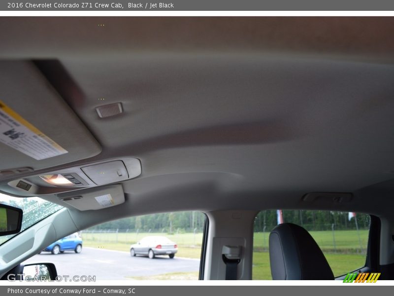 Black / Jet Black 2016 Chevrolet Colorado Z71 Crew Cab