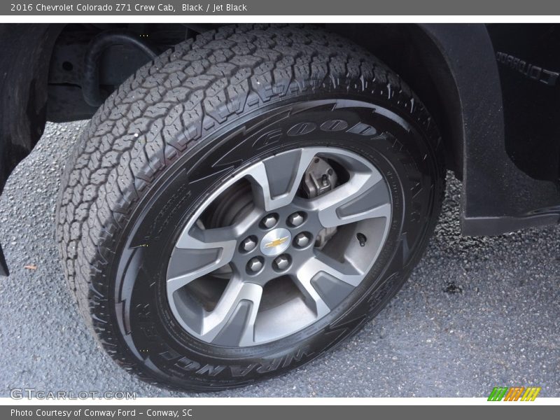 Black / Jet Black 2016 Chevrolet Colorado Z71 Crew Cab