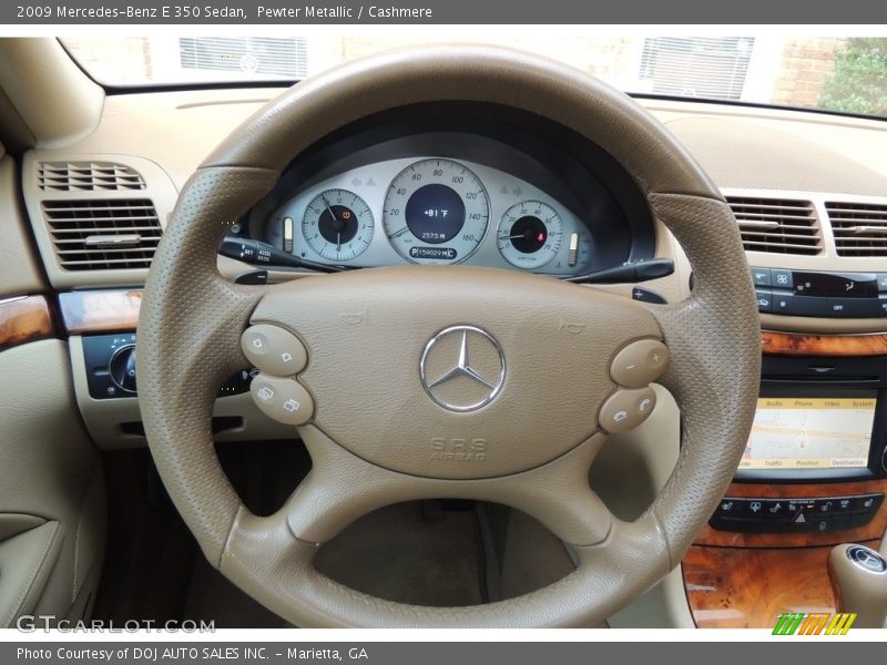 Pewter Metallic / Cashmere 2009 Mercedes-Benz E 350 Sedan