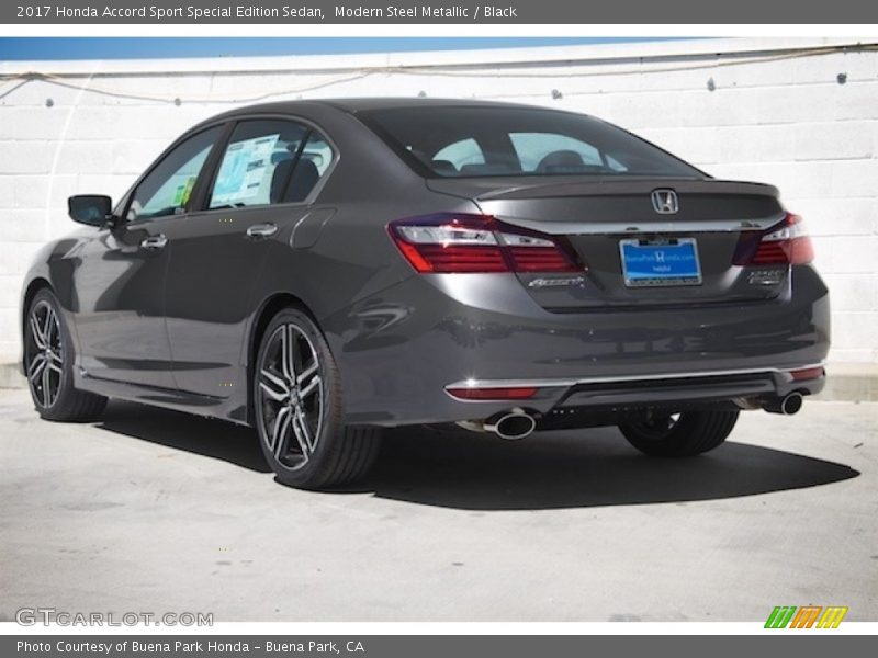 Modern Steel Metallic / Black 2017 Honda Accord Sport Special Edition Sedan
