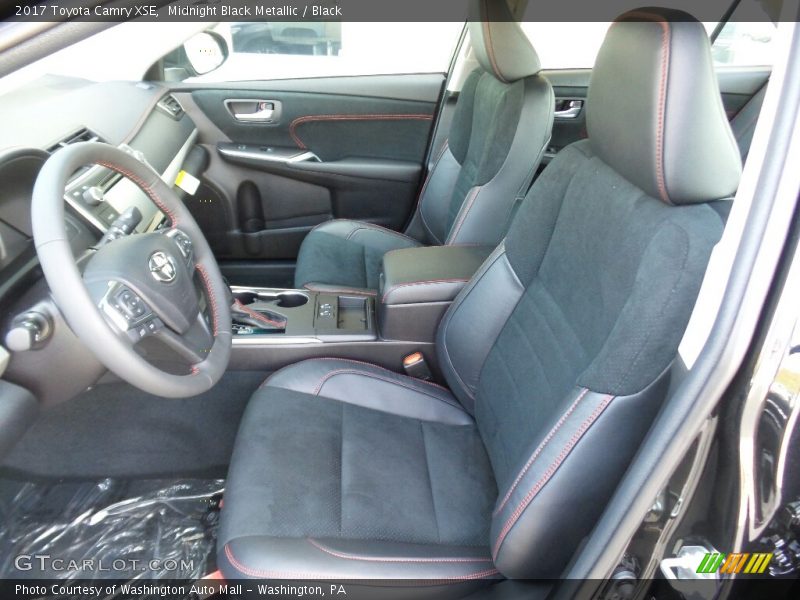 Front Seat of 2017 Camry XSE