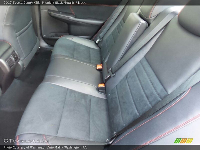 Rear Seat of 2017 Camry XSE