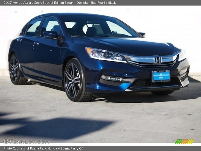 Obsidian Blue Pearl / Black 2017 Honda Accord Sport Special Edition Sedan