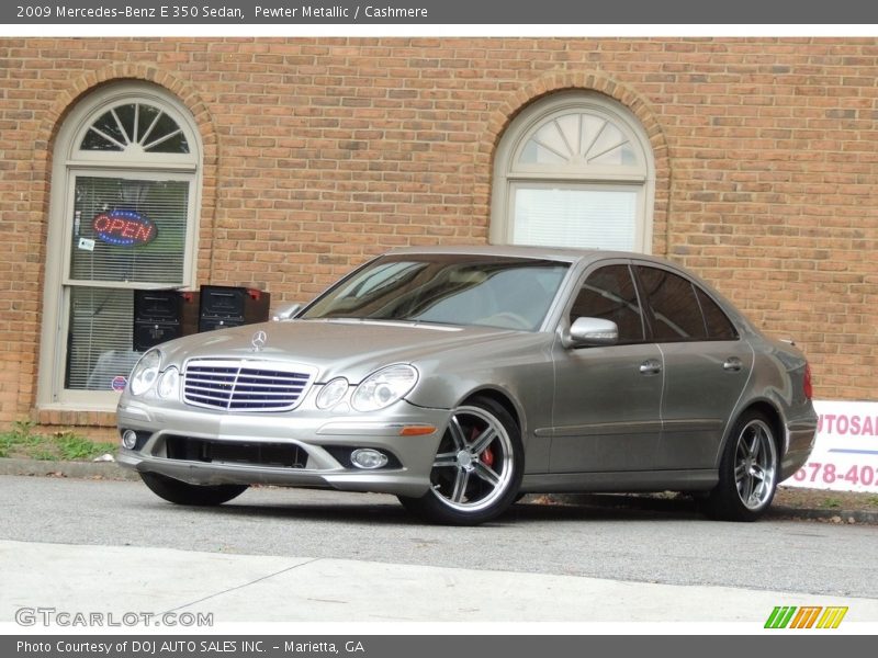 Pewter Metallic / Cashmere 2009 Mercedes-Benz E 350 Sedan