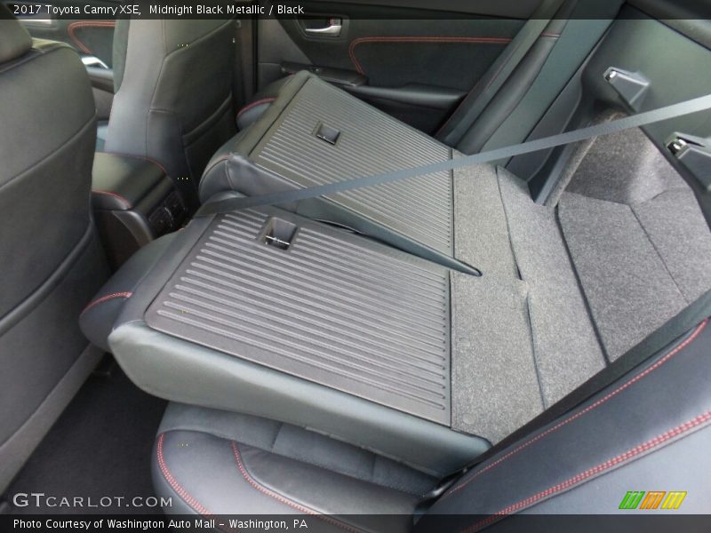 Rear Seat of 2017 Camry XSE