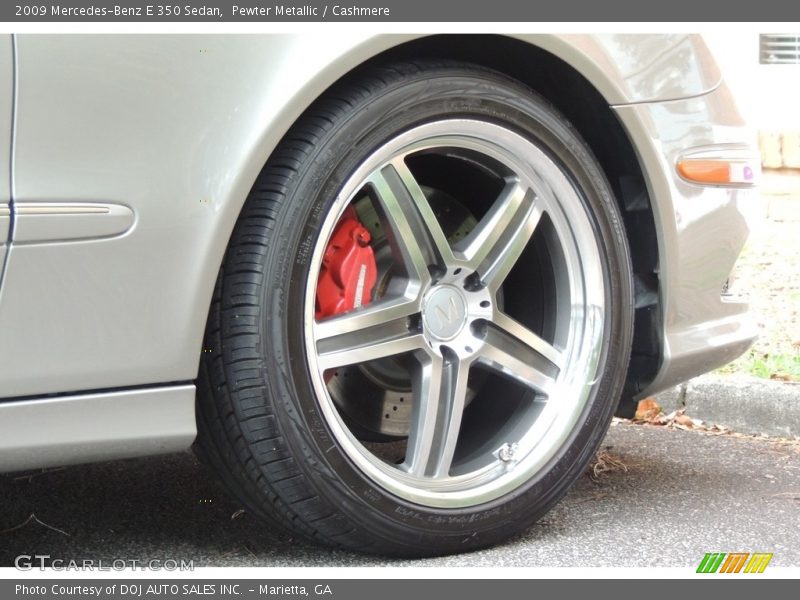 Pewter Metallic / Cashmere 2009 Mercedes-Benz E 350 Sedan